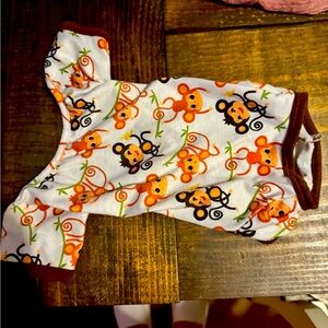 4- XS/Small dog pjs $15